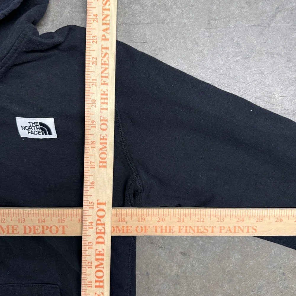 The North‎ Face Mens Black Pullover Hoodie Logo Patch Sweatshirt Small